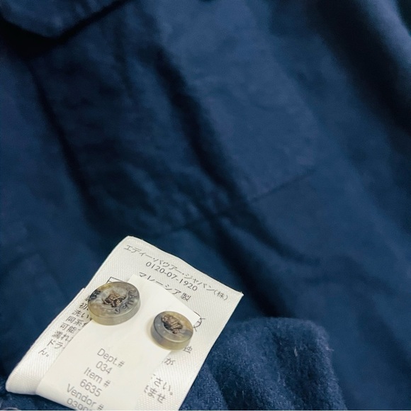 Eddie Bauer Soft Brushed Cotton Chore Shirt - Picture 5 of 7